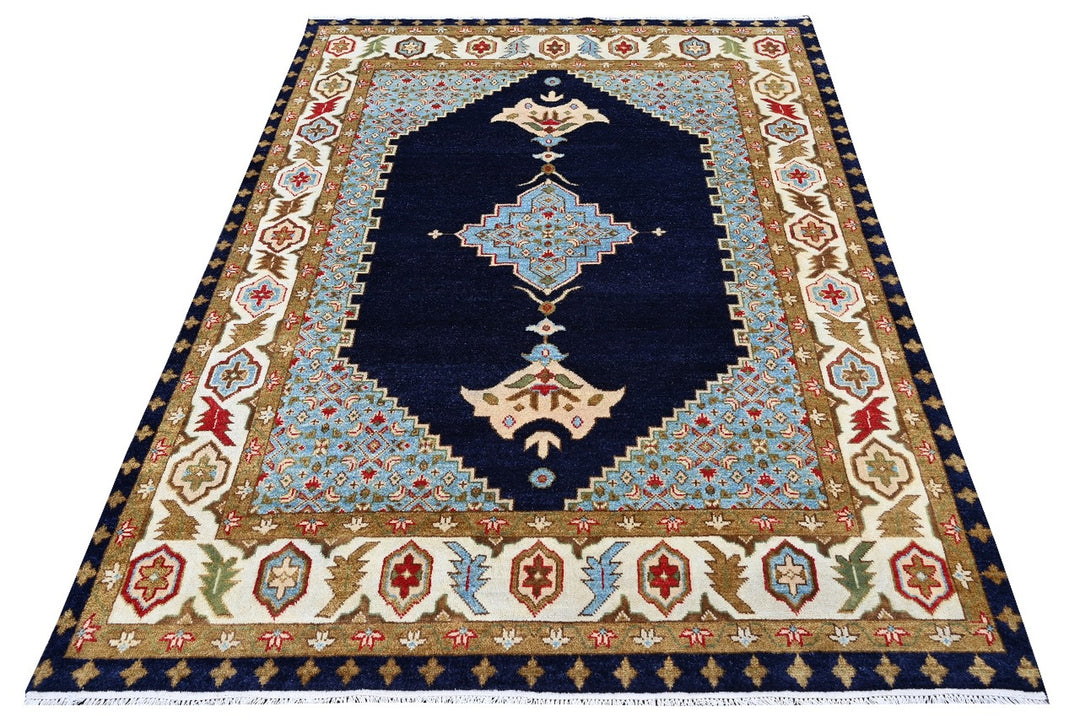 Rugs for Living Room Modern Area Rugs Tufted Moroccan Rug Handmade Wool Carpet for Bedroom Office Farmhouse Vintage Persian Rug Style