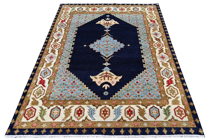 Rugs for Living Room Modern Area Rugs Tufted Moroccan Rug Handmade Wool Carpet for Bedroom Office Farmhouse Vintage Persian Rug Style