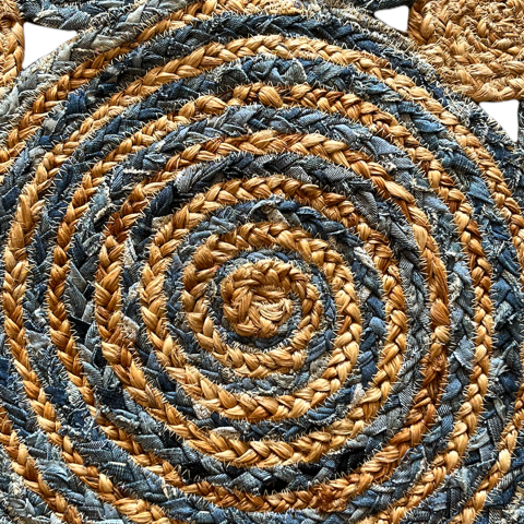 Round Area Rugs with circles for foyer, entryway, home decoration rugs in circular design