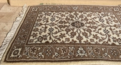 Handmade Entrance wool mat, door mat, namaj mat, prayer mat, 2 x 3 ft, Hand knotted