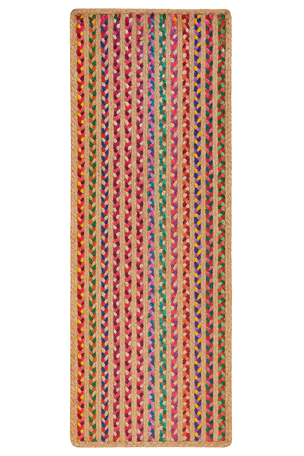 Multicolor Cotton Runner for hallway, entry way