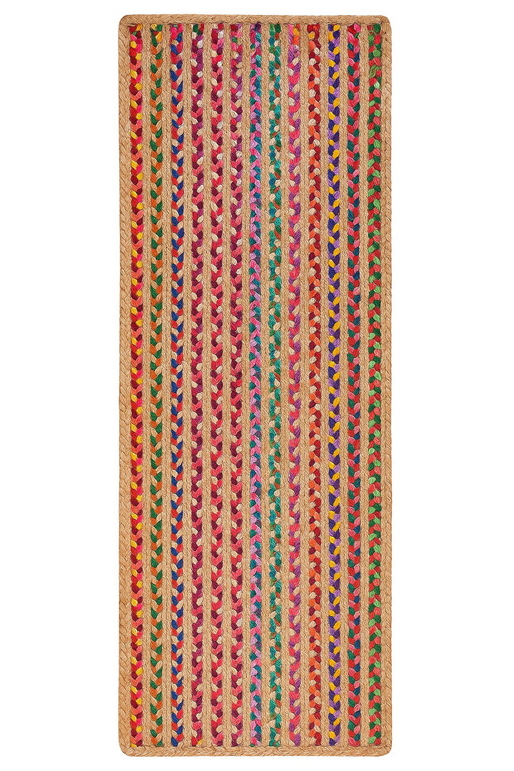 Multicolor Cotton Runner for hallway, entry way