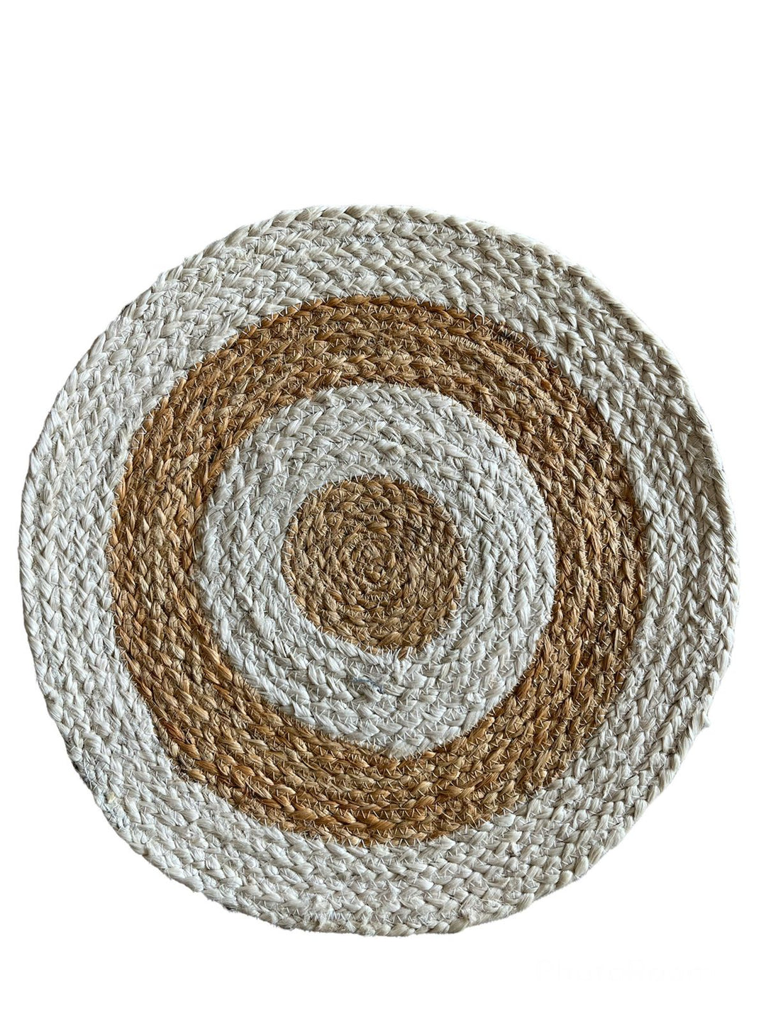 Hand made Round Jute placemats Orange, Beige, White, purple and Multicolor dinner placemats, Kitchen placemats