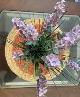 Hand made Round Jute placemats Orange, Beige, White, purple and Multicolor dinner placemats, Kitchen placemats