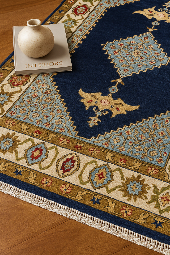 Rugs for Living Room Modern Area Rugs Tufted Moroccan Rug Handmade Wool Carpet for Bedroom Office Farmhouse Vintage Persian Rug Style