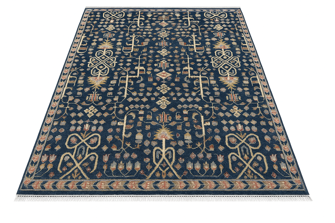 Rugs for Living Room Modern Area Rugs Tufted Moroccan Rug Handmade Wool Carpet for Bedroom Office Farmhouse Vintage Persian Rug Style