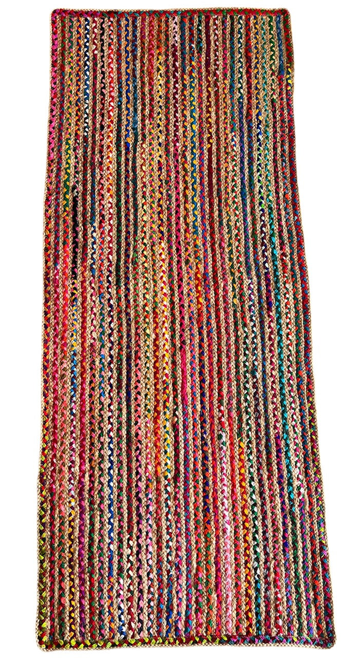 Multicolor Cotton Runner for hallway, entry way