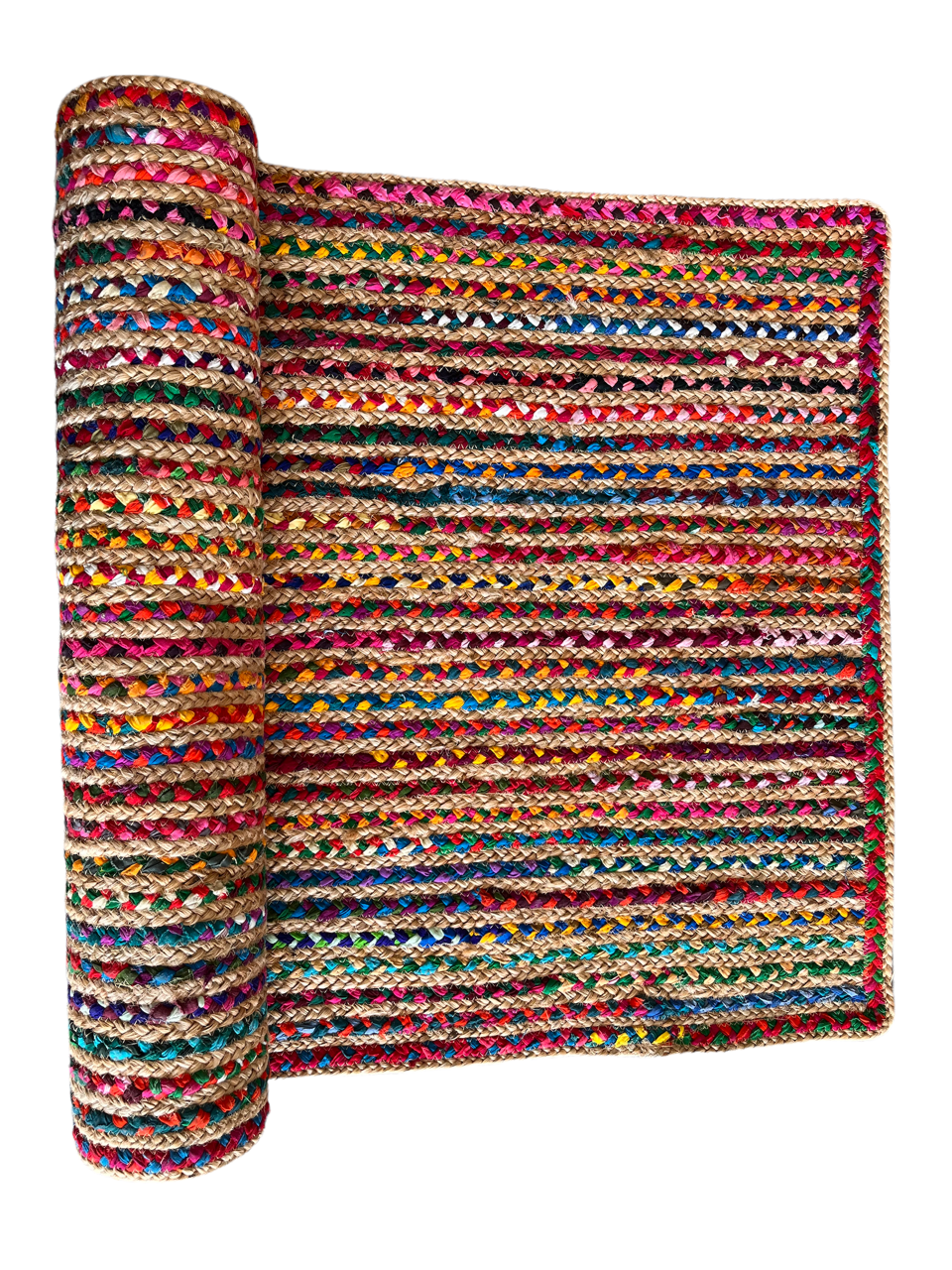 Multicolor Cotton Runner for hallway, entry way