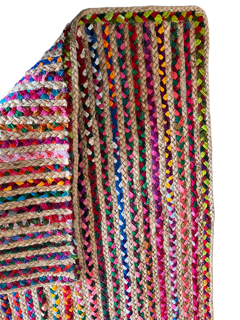Multicolor Cotton Runner for hallway, entry way