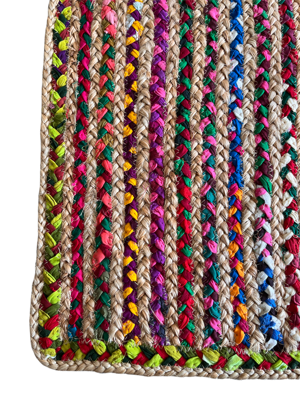 Multicolor Cotton Runner for hallway, entry way